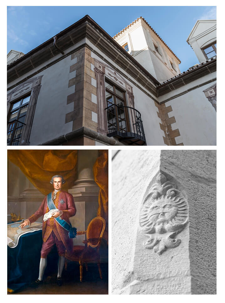 Detalles fachada e historia del Palacio Solecio